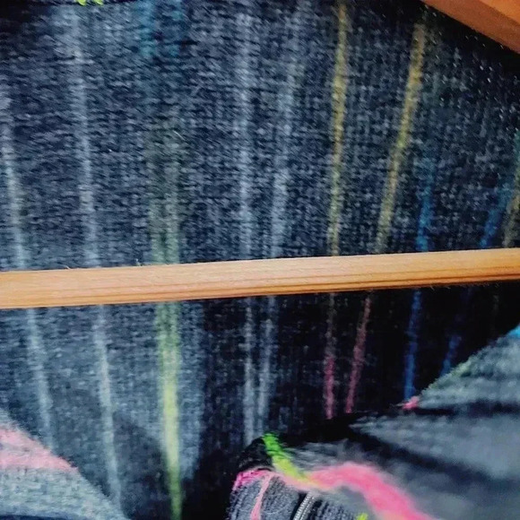 Spyder Black Neon Lines Fleece Quarter Zip Women's Size M - Picture 4 of 7